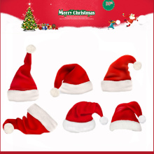 Sombrero de felpa mini Navidad de Santa Claus para niños Navidad 2016